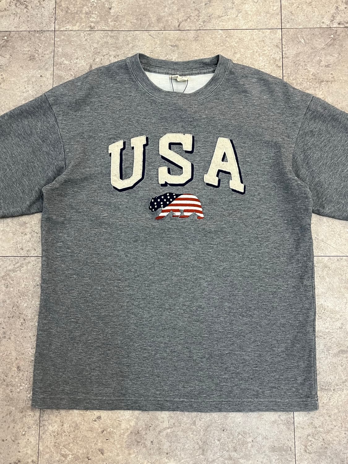 후아유 USA 반팔티 그레이 M #csz3506 상품이미지4