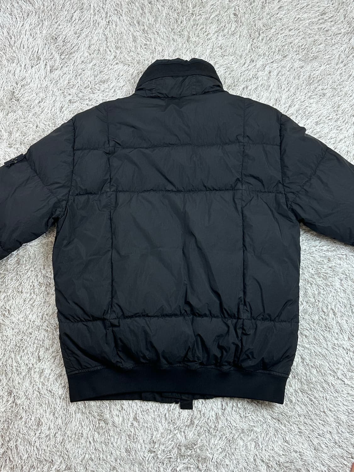 [M] 정품 스톤아일랜드 18FW 크링클랩스 논후드 패딩 블랙 상품이미지3