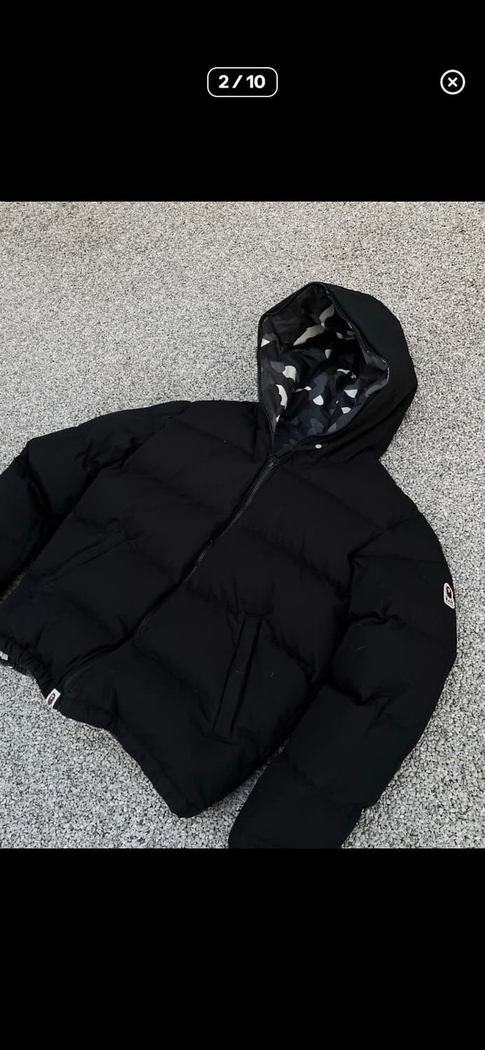 베이프 리버서블 시티 카모 패딩  상품이미지2