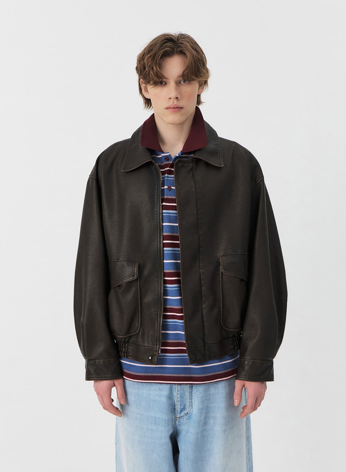 그로브 LUSSON JUMPER 브라운 MAN FREE 사이즈 상품이미지2