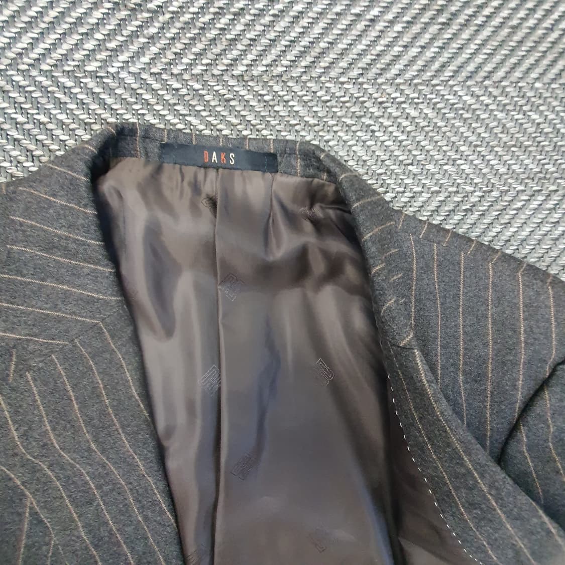 닥스 울100 스트라이프 블레이저 자켓 남자105 상품이미지7