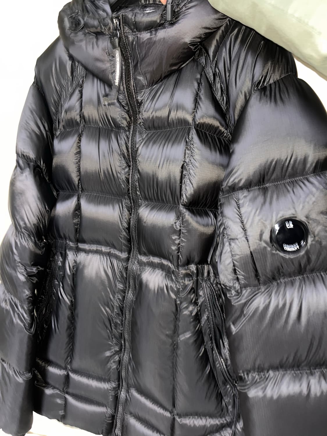 Cp컴퍼니 DD쉘 후드 패딩 블랙 상품이미지1