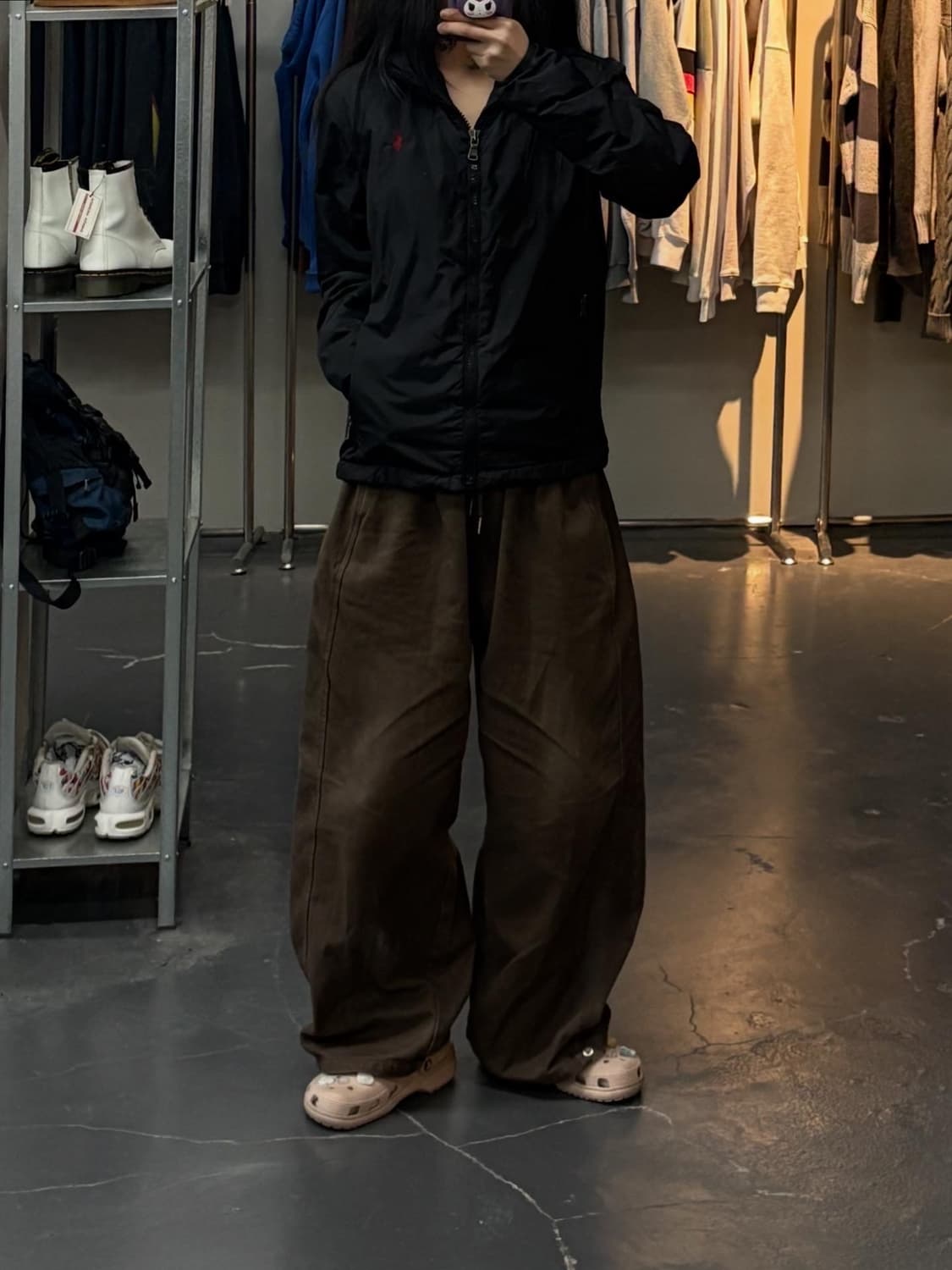 폴로랄프로렌 블랙 나일론 바람막이자켓 A2849 상품이미지1