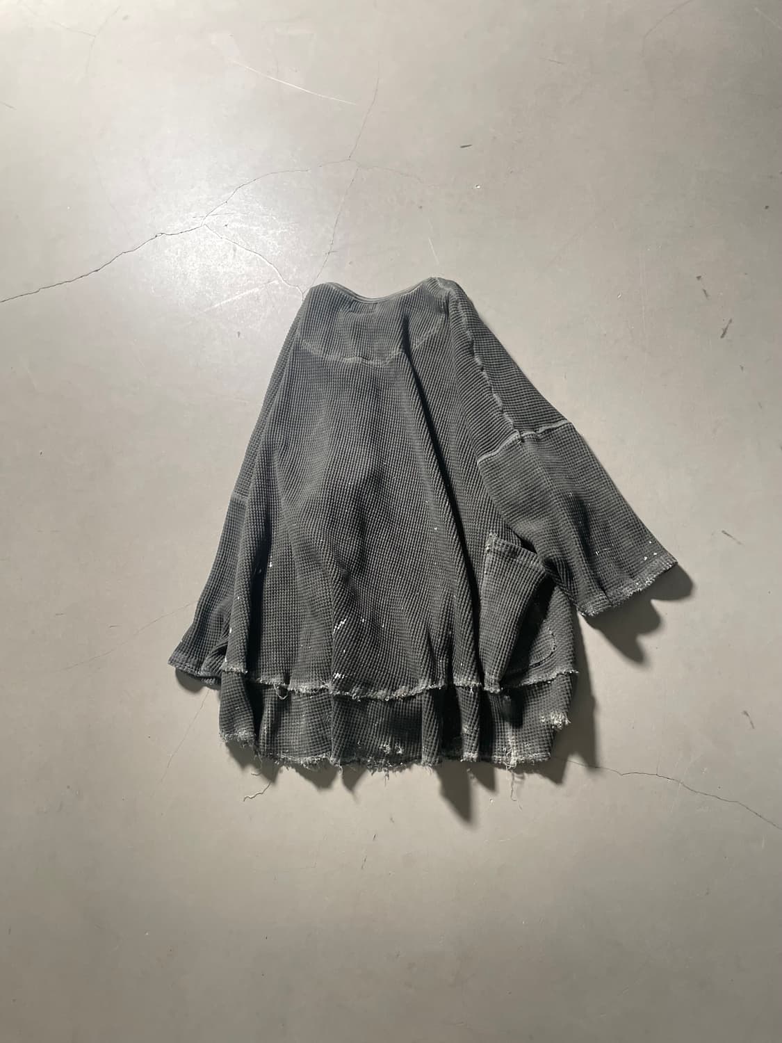 KZ Atelier Dyeing Waffle Damage T-shirt 상품이미지6