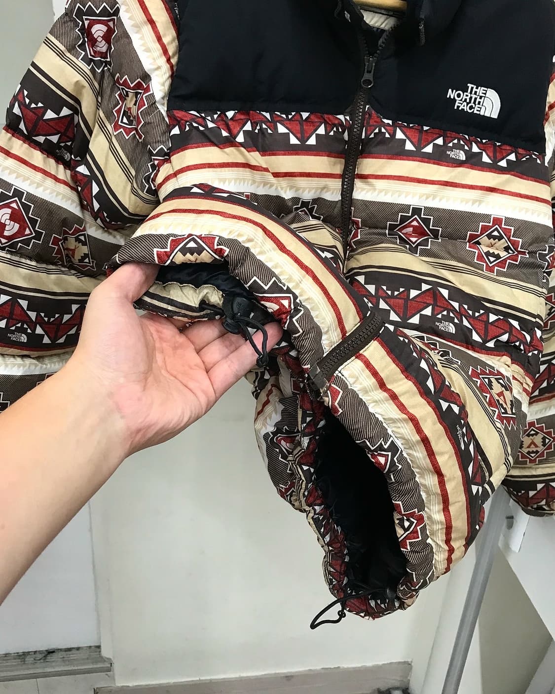 노스페이스 화이트라벨 패턴 패딩 상품이미지3