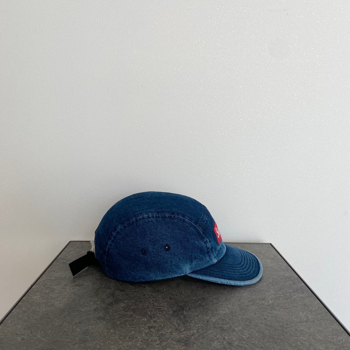 (OS) 슈프림 박스로고 캠프캡 모자 워시드 데님 상품이미지3
