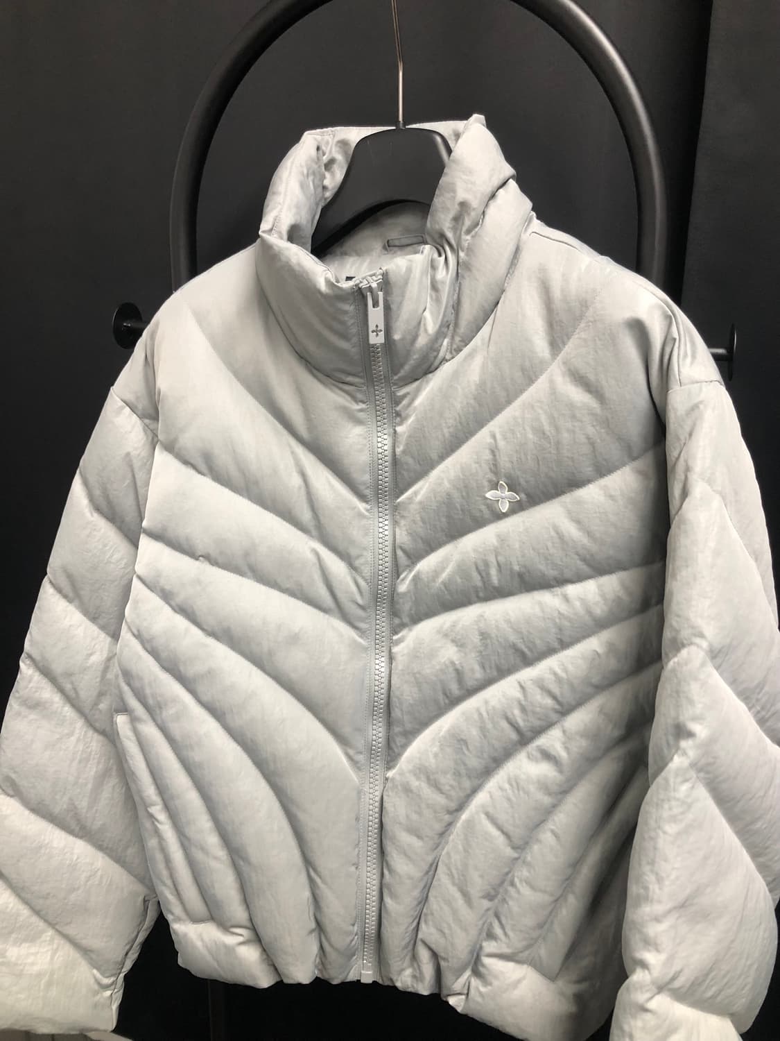 SMFK future storm 실버 와이드 다운 퍼프재킷 패딩 상품이미지1