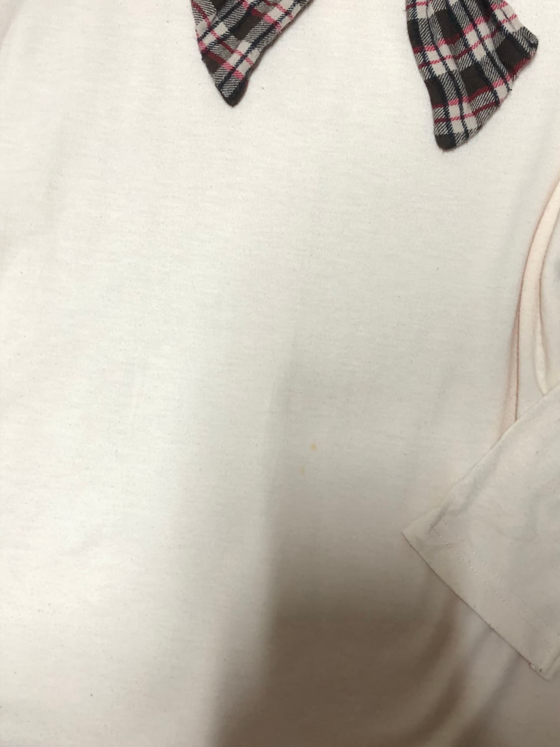 올리브데올리브 리본 체크 레이어드 원피스 상품이미지4