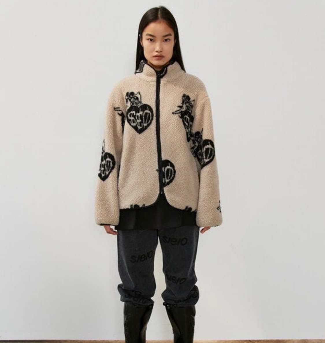 Seo S/E/O Cupid Fleece jacket 큐피드 플리스 재킷 상품이미지2