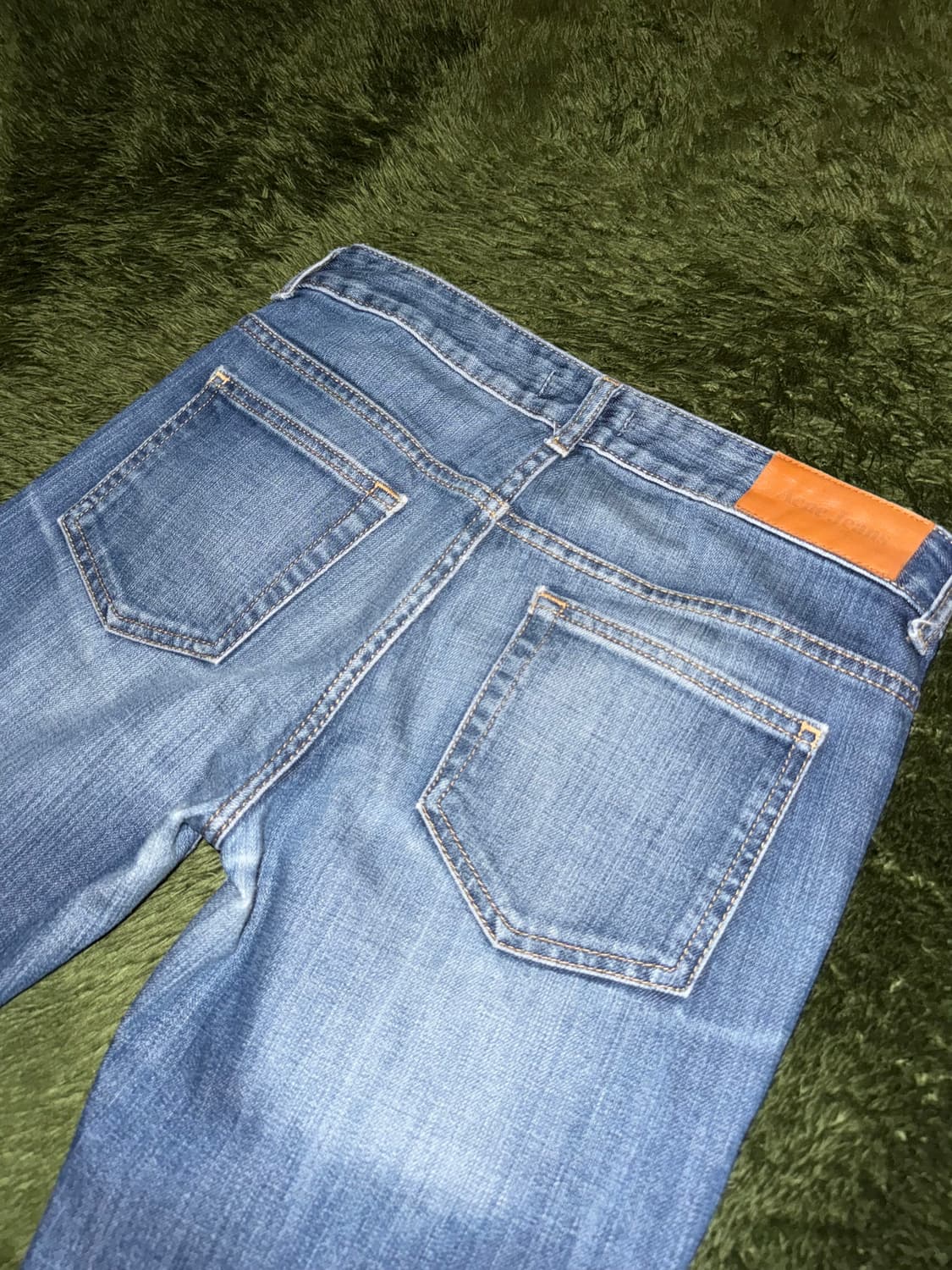 [27X32] 아크네 스튜디오 진스 빈티지 워싱 데님 팬츠 인디고 상품이미지8