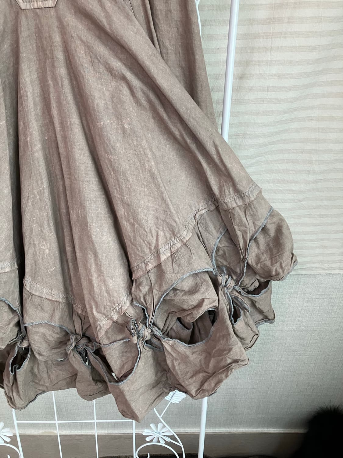 빈티지 브라운 나시 원피스 y2k 스트릿 갸루 펑키 일본빈티지574 fa 상품이미지6