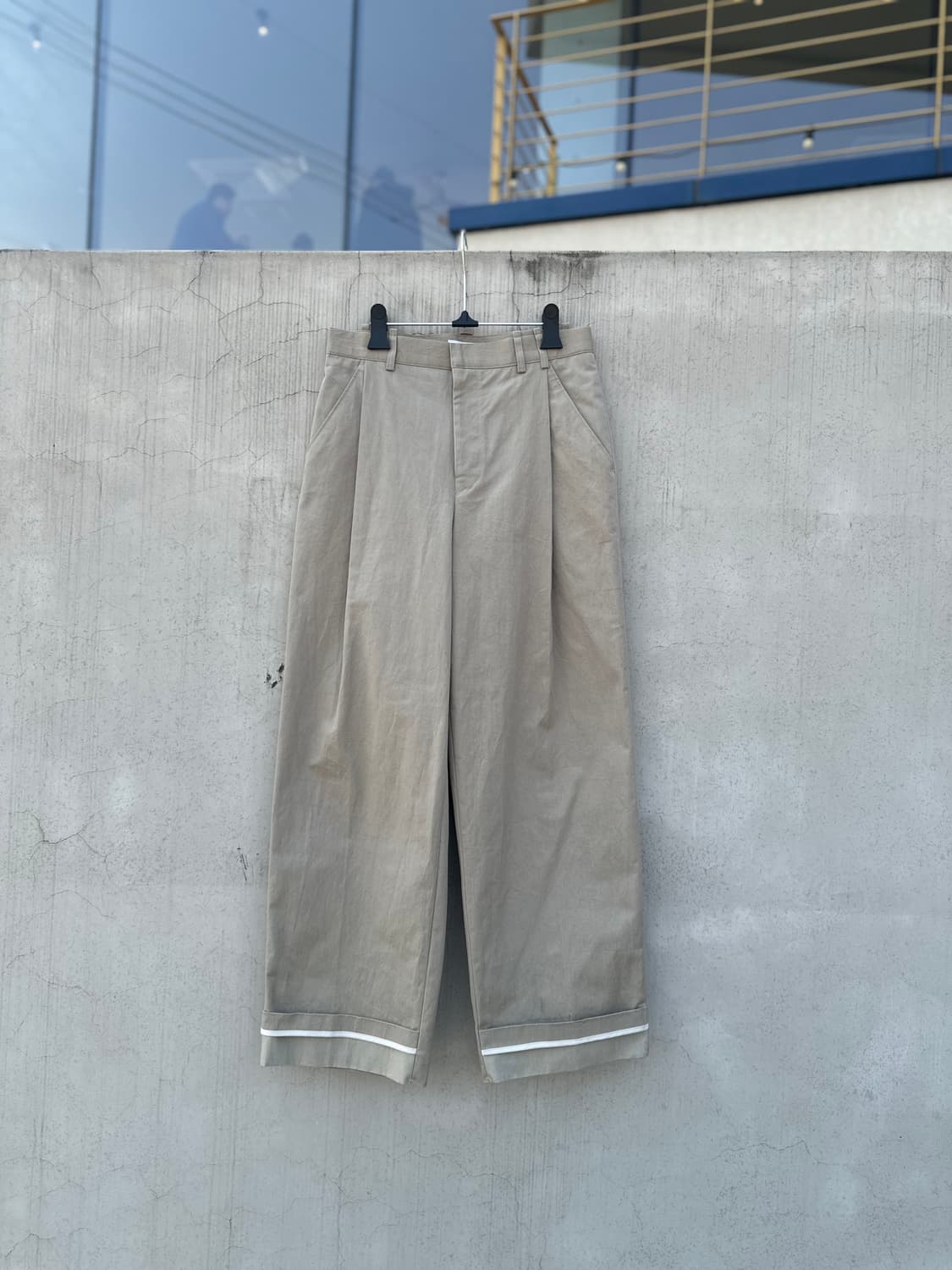 밈더워드로브 원턱 턴업 치노 팬츠 상품이미지1