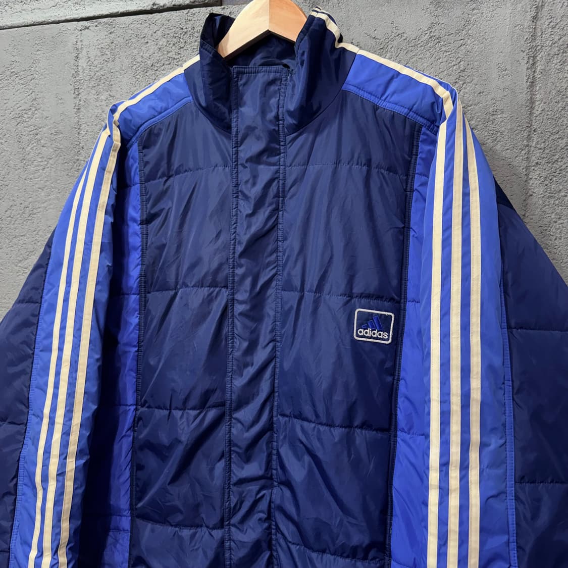 80s 아디다스 삼선 점퍼 (XL)   상품이미지2