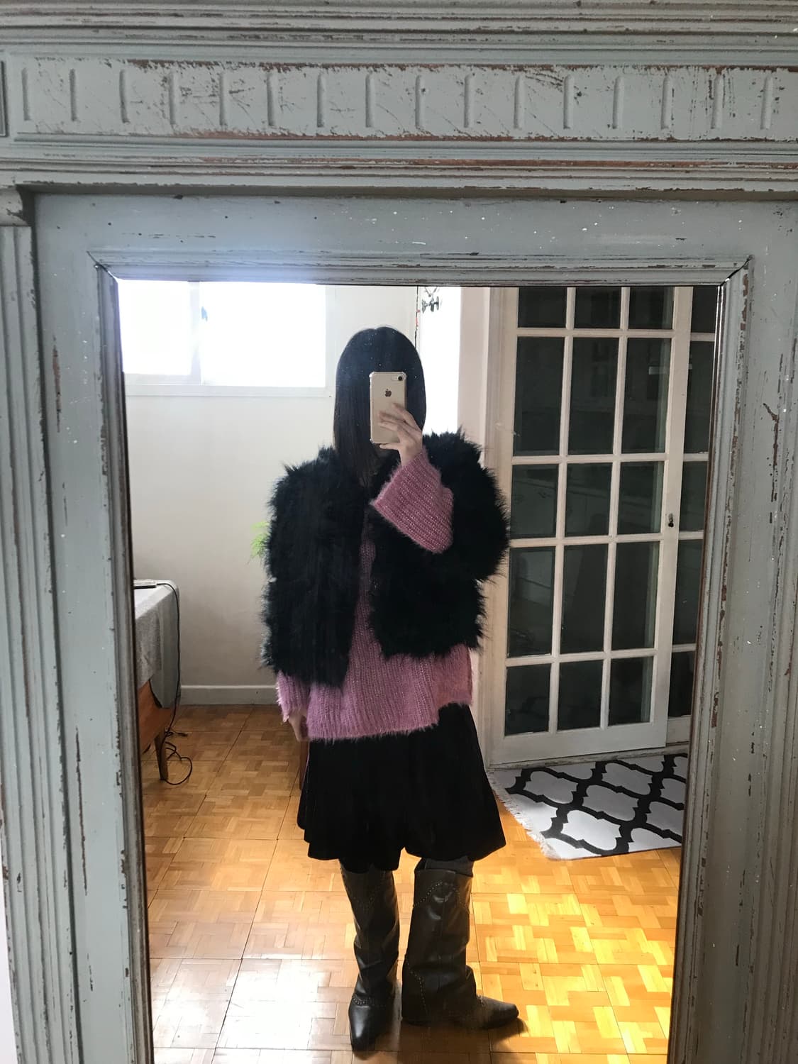 vintage eco fur jacket 상품이미지2