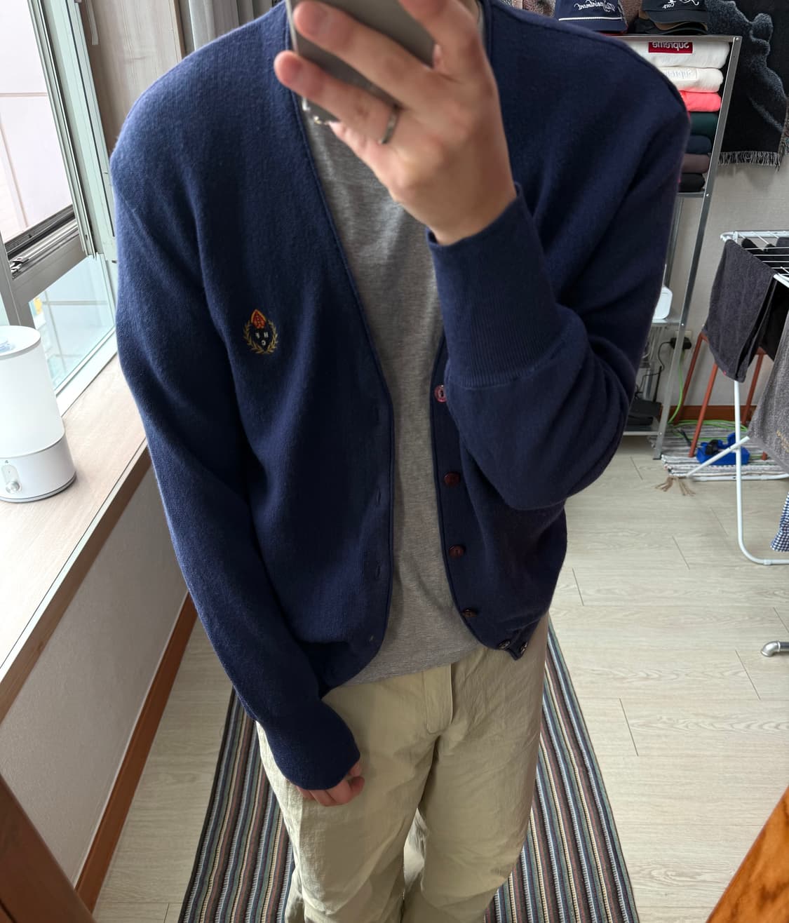 헤리티지플로스 네이비 가디건 상품이미지1