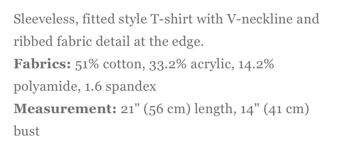 브랜디멜빌 브이넥 민소매 니트 탑 차콜 상품이미지3