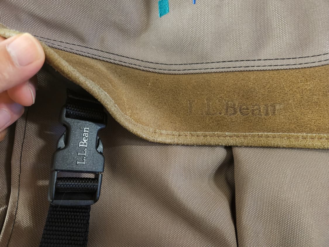 LLBean 엘엘빈 가죽트림 캔버스 메신저백 상품이미지3