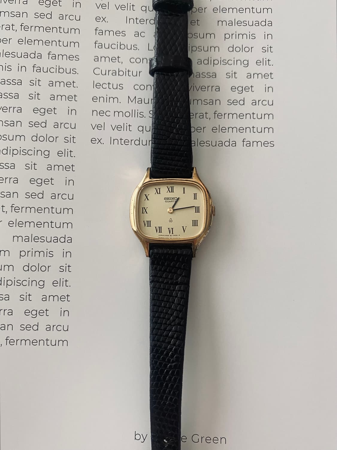 Seiko 세이코 쿼츠 클래식 로만 골드 상품이미지2