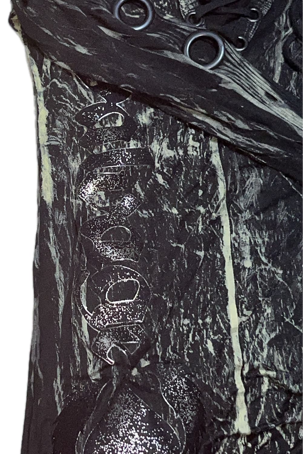 Salvage Lace-up Marble Longsleeve Dress 상품이미지2