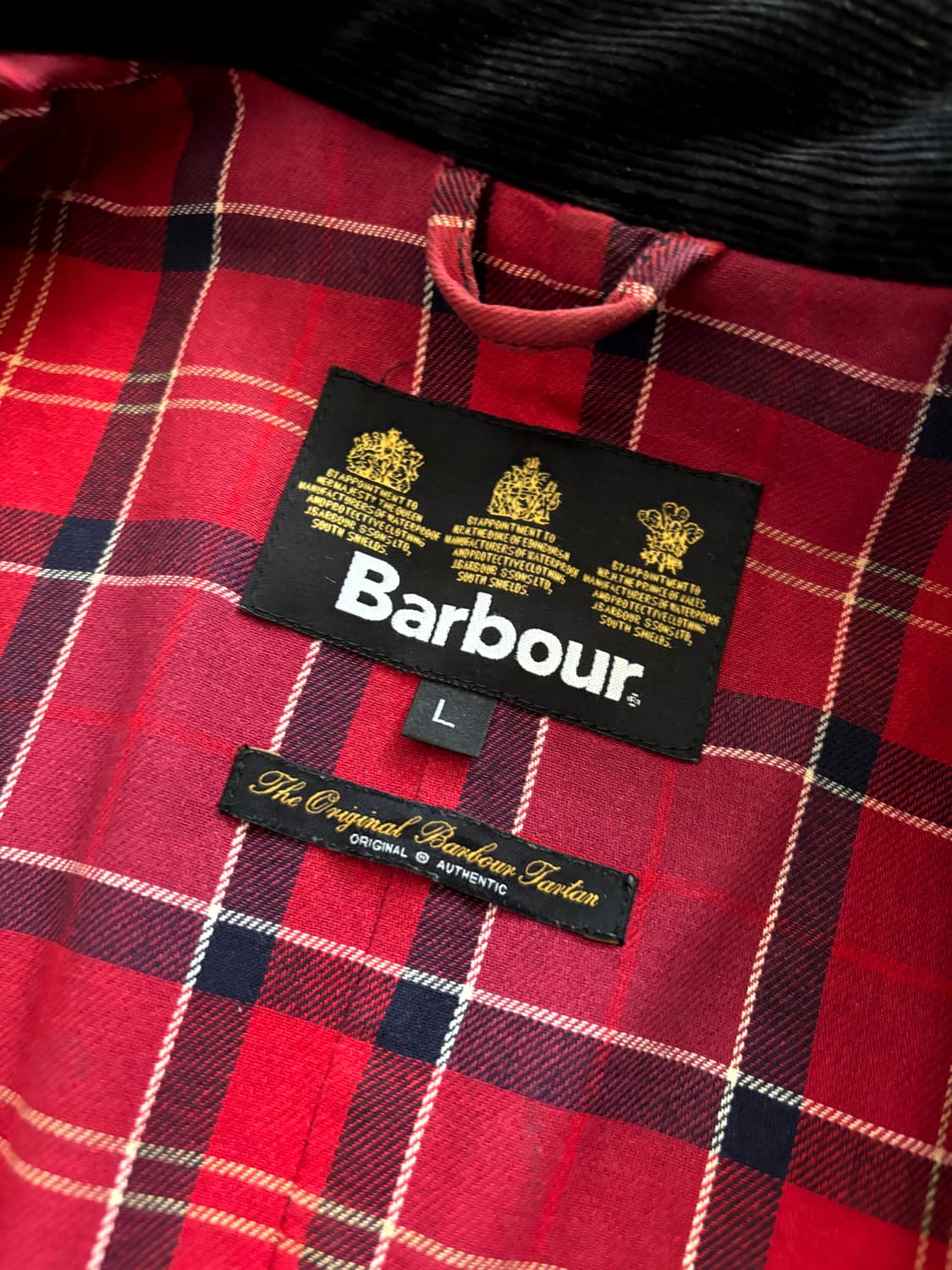 바버 인터네셔널 Antique 자켓 L(~105) 상품이미지6