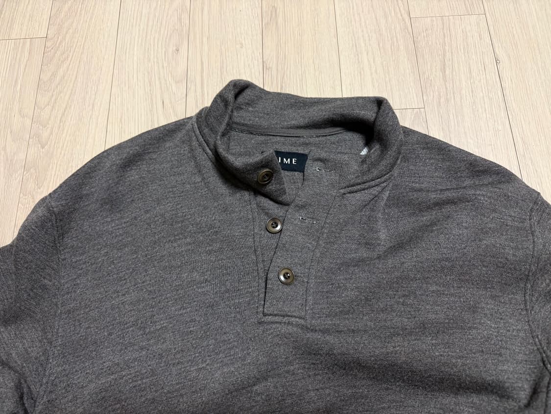 타임옴므(TIME) 버튼 니트 맨투맨 105 상품이미지1