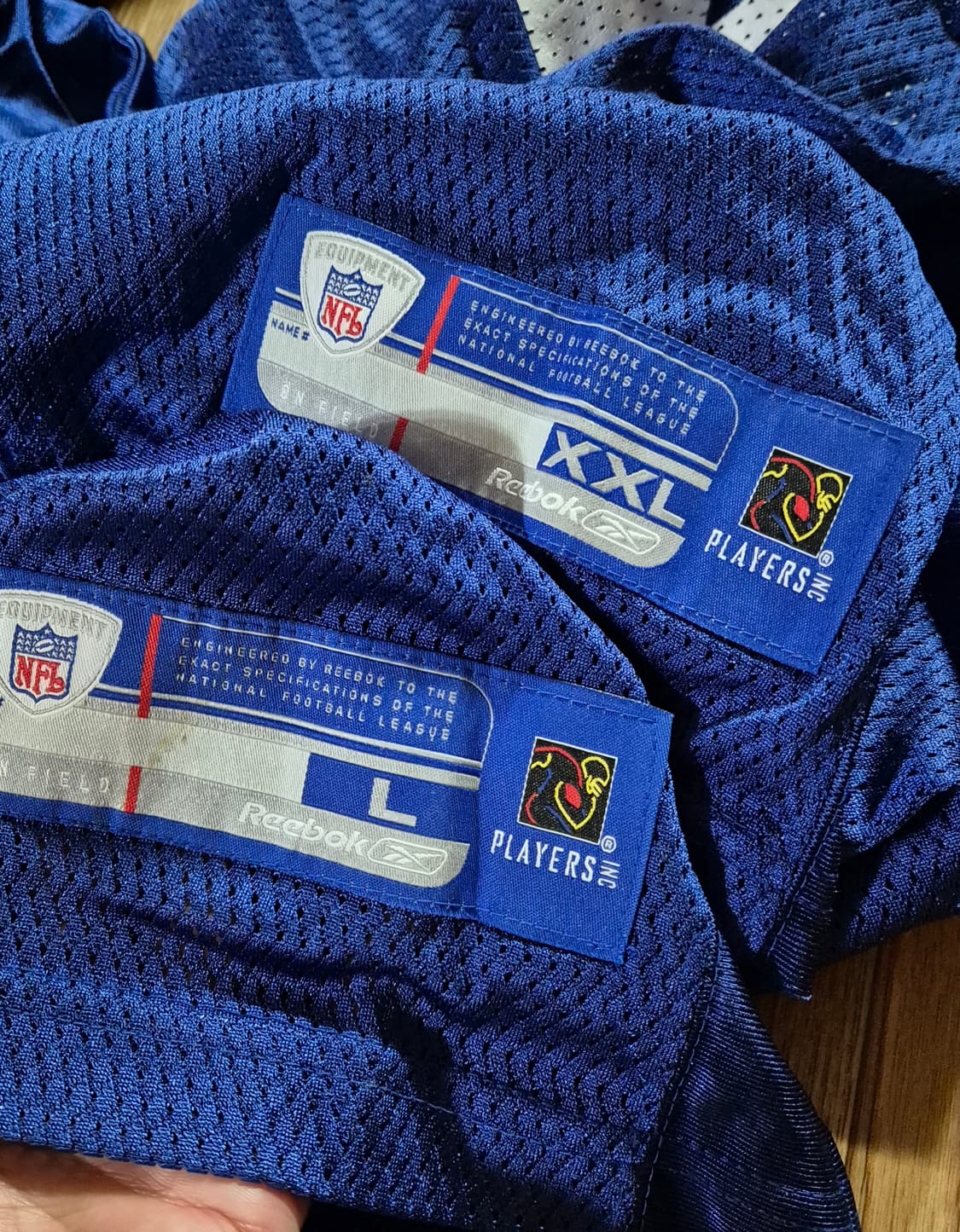 90s 리복 NFL 뉴욕 자이언츠 럭비져지 상품이미지2