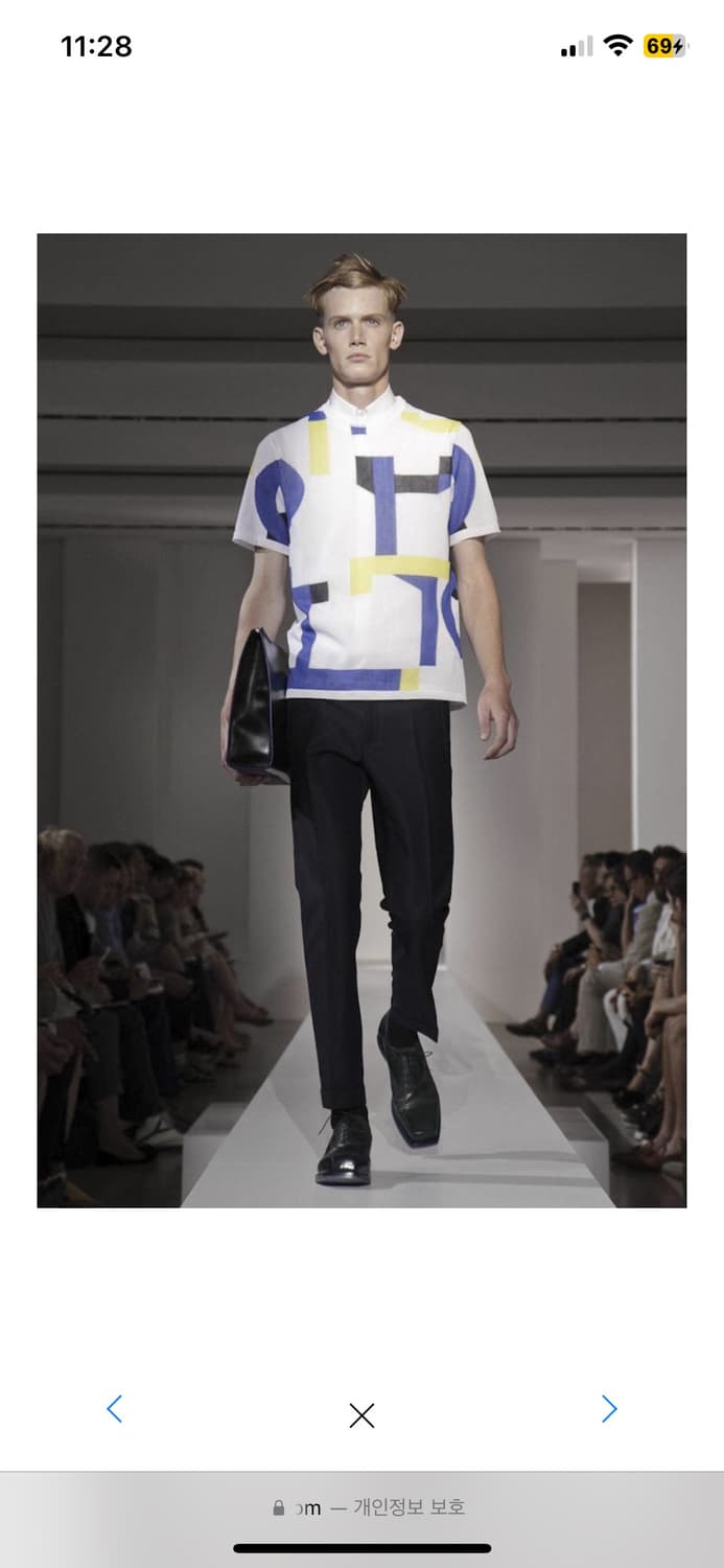 Jil sander pattern short sleeve T-shirt 상품이미지2