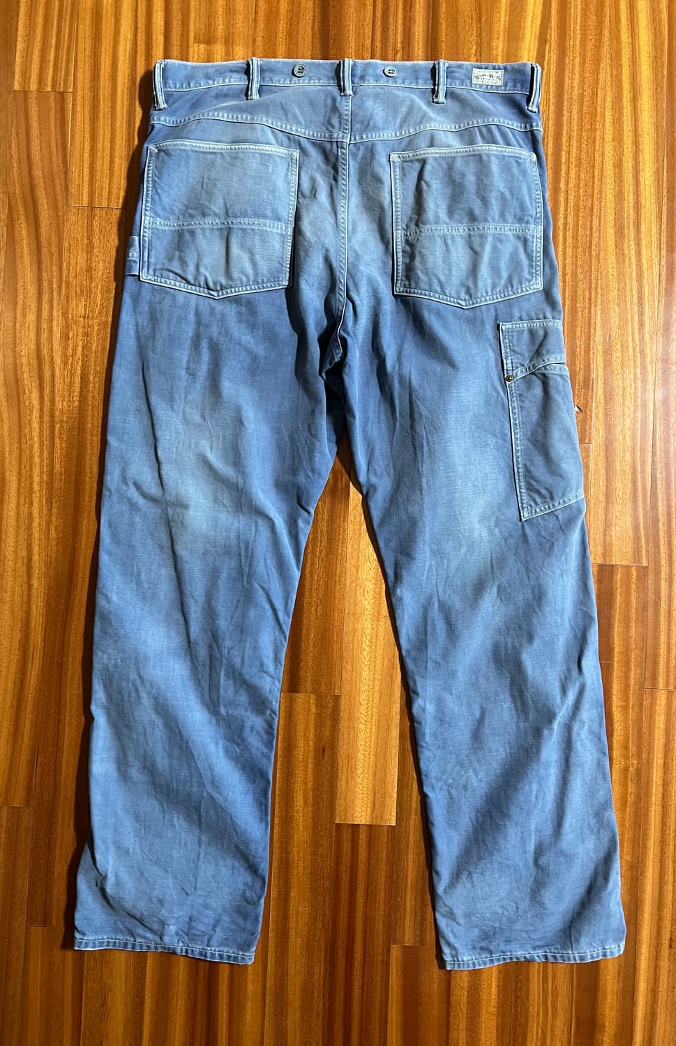 RRL 더블알엘 엔지니어핏 카펜터 팬츠 블루 상품이미지4