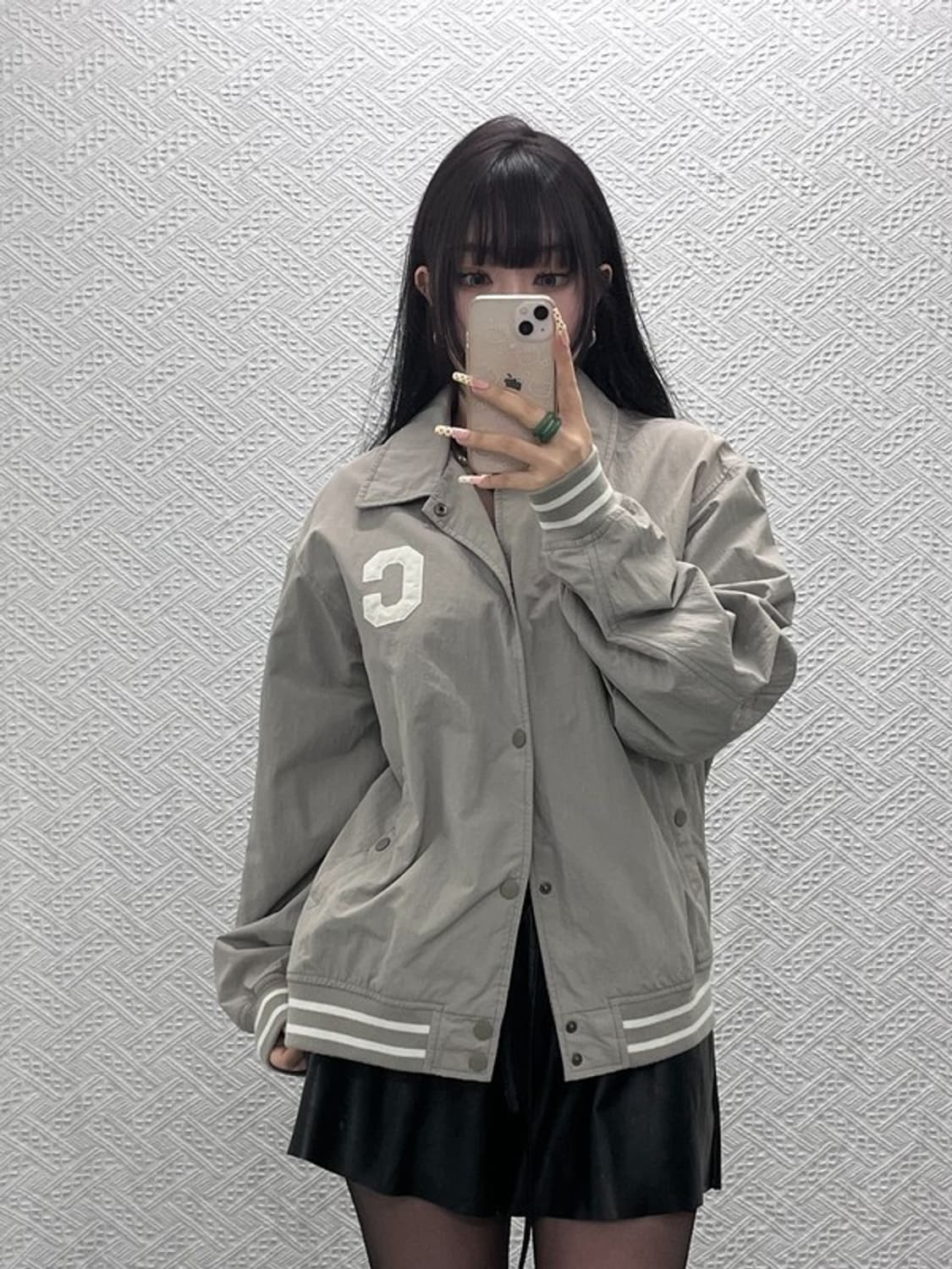 커버낫 레트로 컨트리 빈티지 바시티 자켓 M C10050 상품이미지1