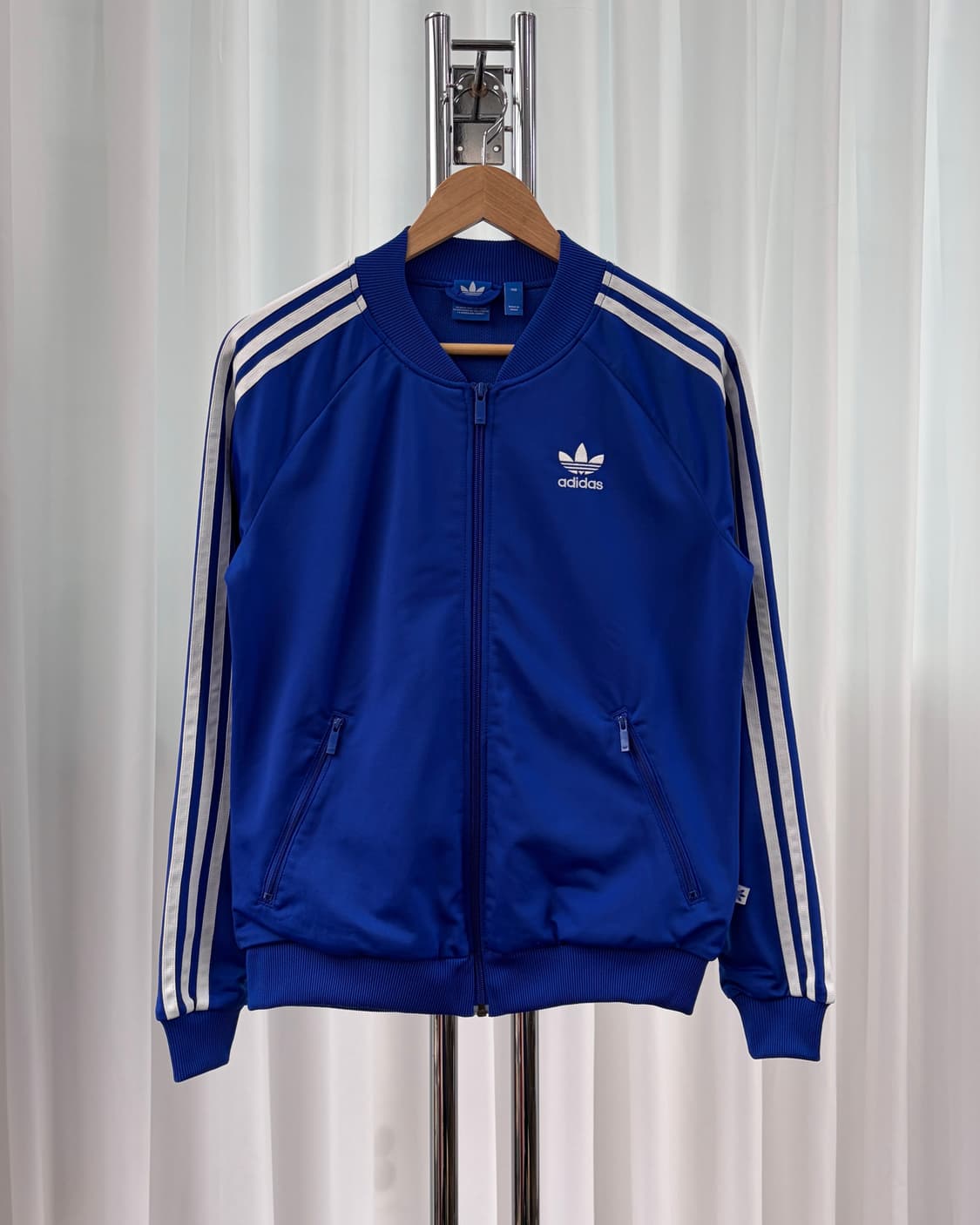 [L]아디다스 트레포일 SST 블루 트랙탑 져지 상품이미지3