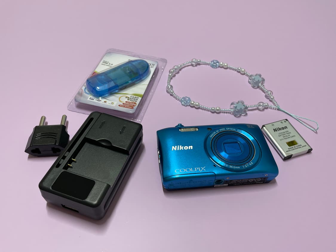 니콘 쿨픽스 s3600 블루 에스파 디카💎 상품이미지1