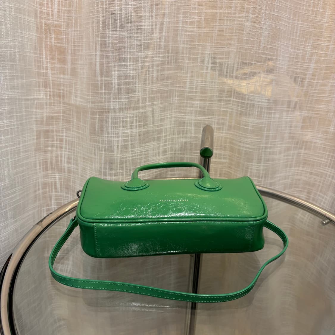 정품 마지셔우드 크링클백 그린     상품이미지7