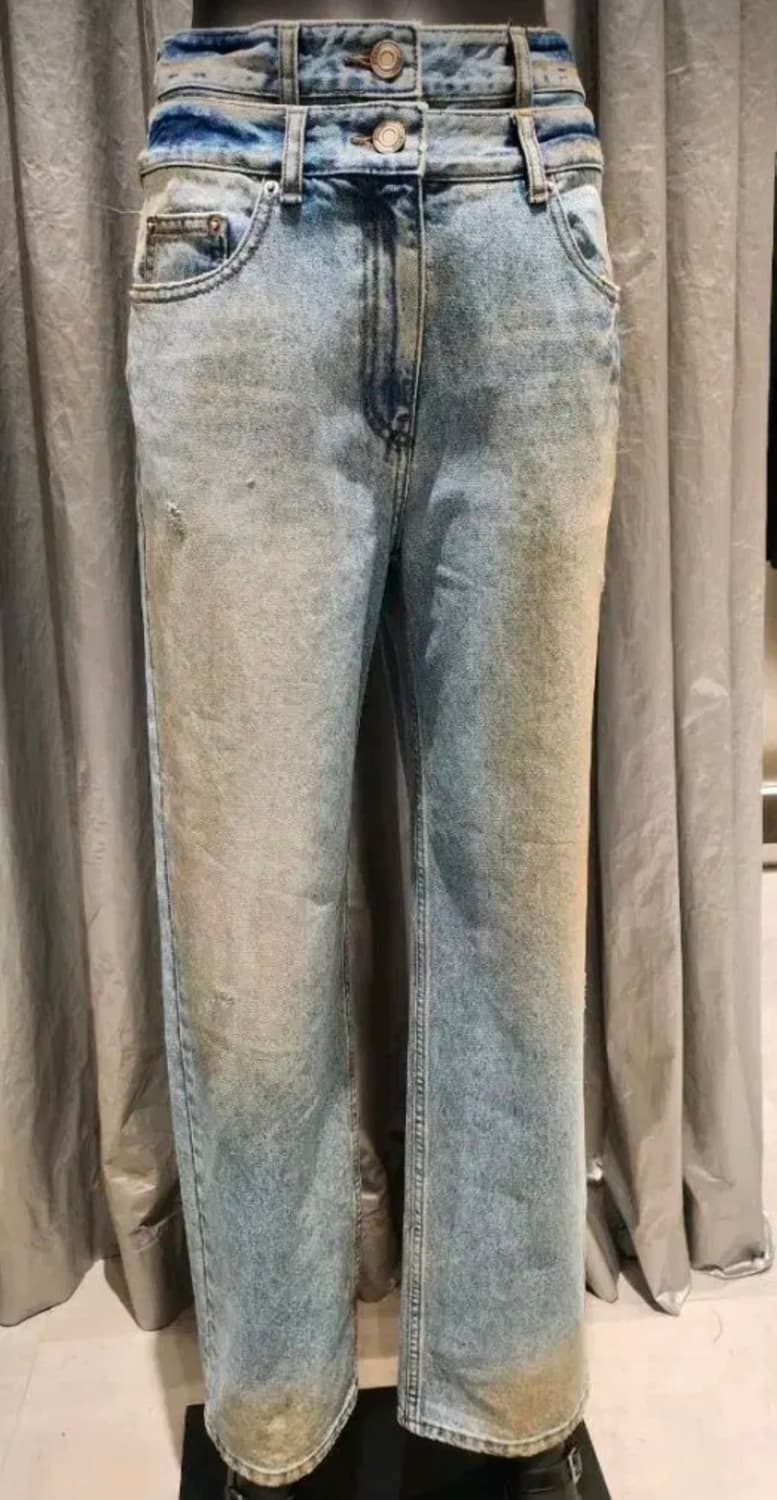 준지 더티 데님 팬츠 상품이미지3