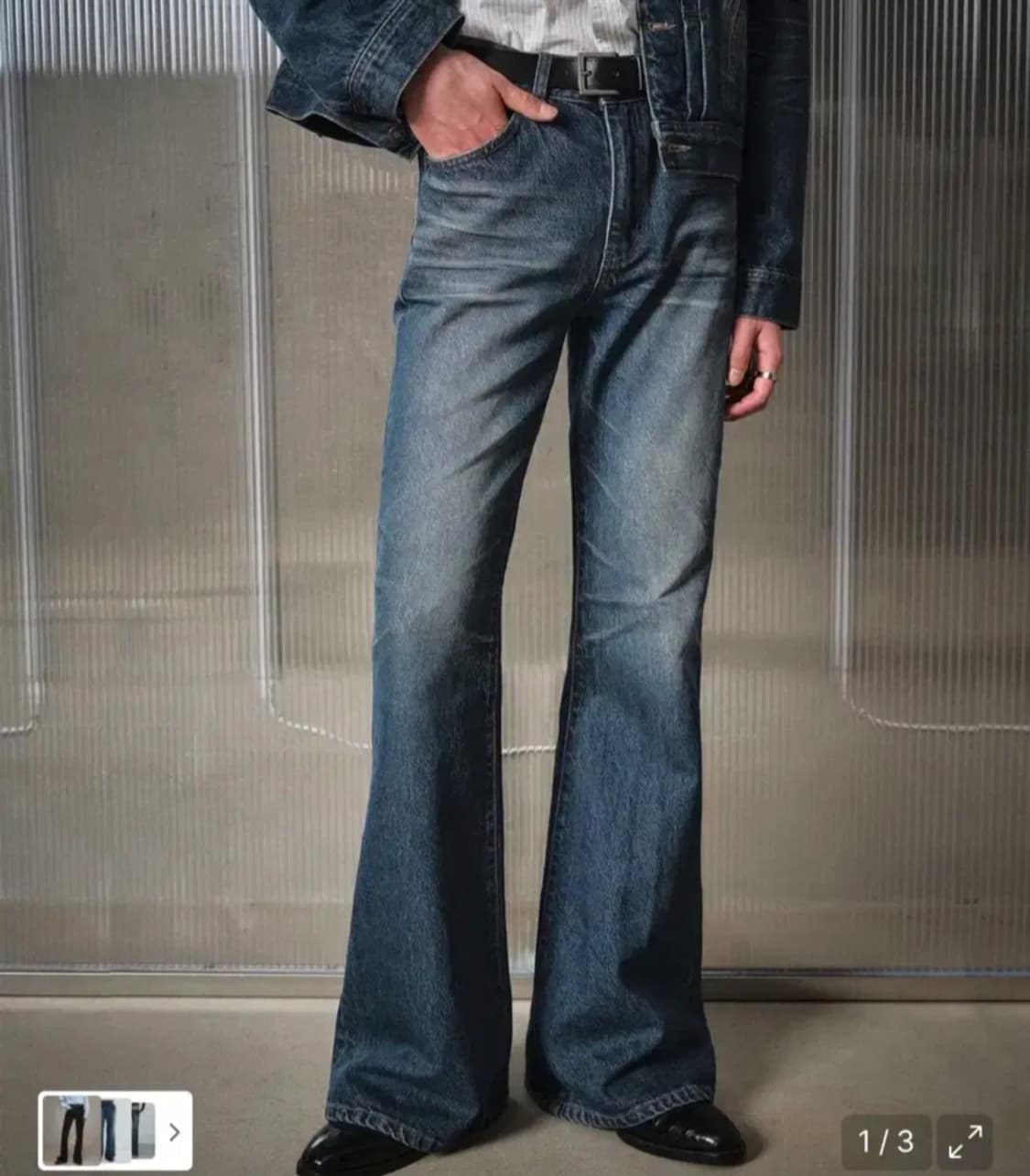 (삽니다)엘무드 잔느 플레어 프렌치블루48 상품이미지1