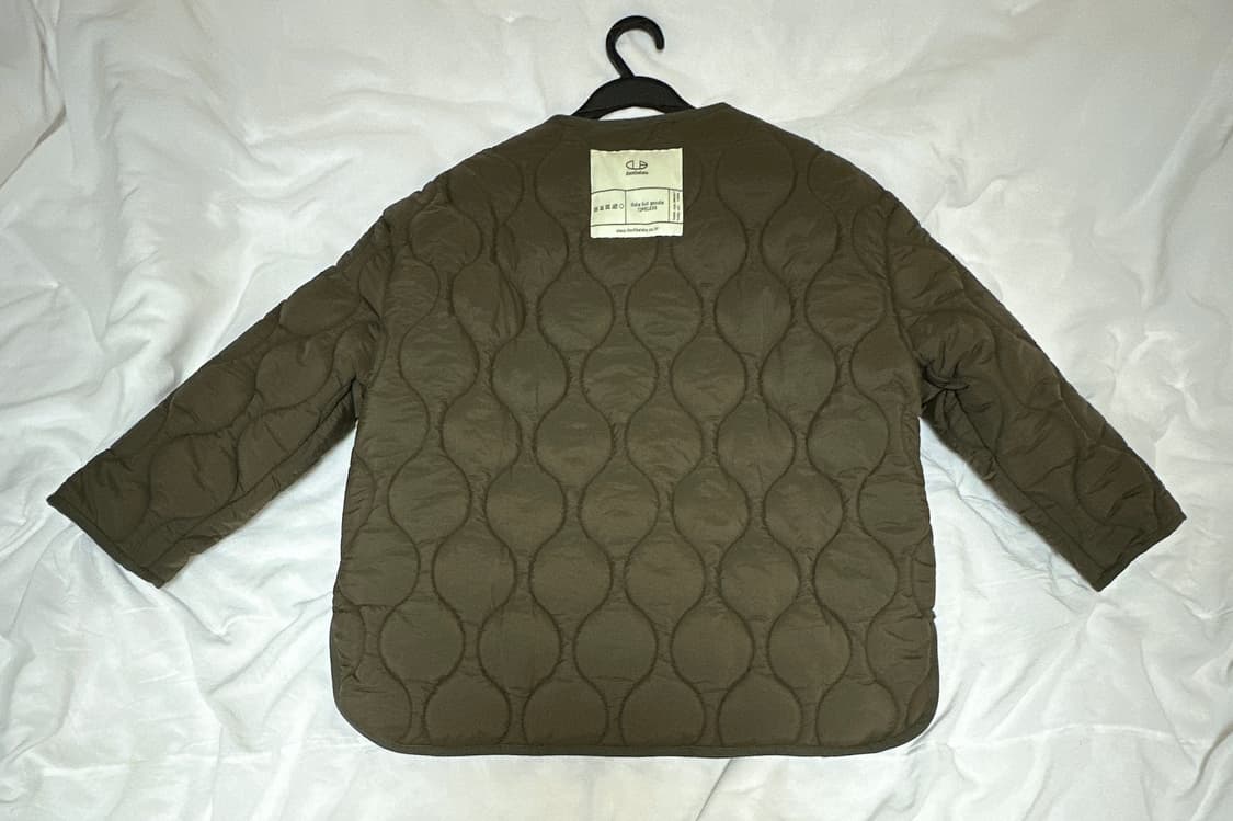 [미 시착 새 상품] 돈비레잇 퀼팅 자켓 카키  상품이미지5