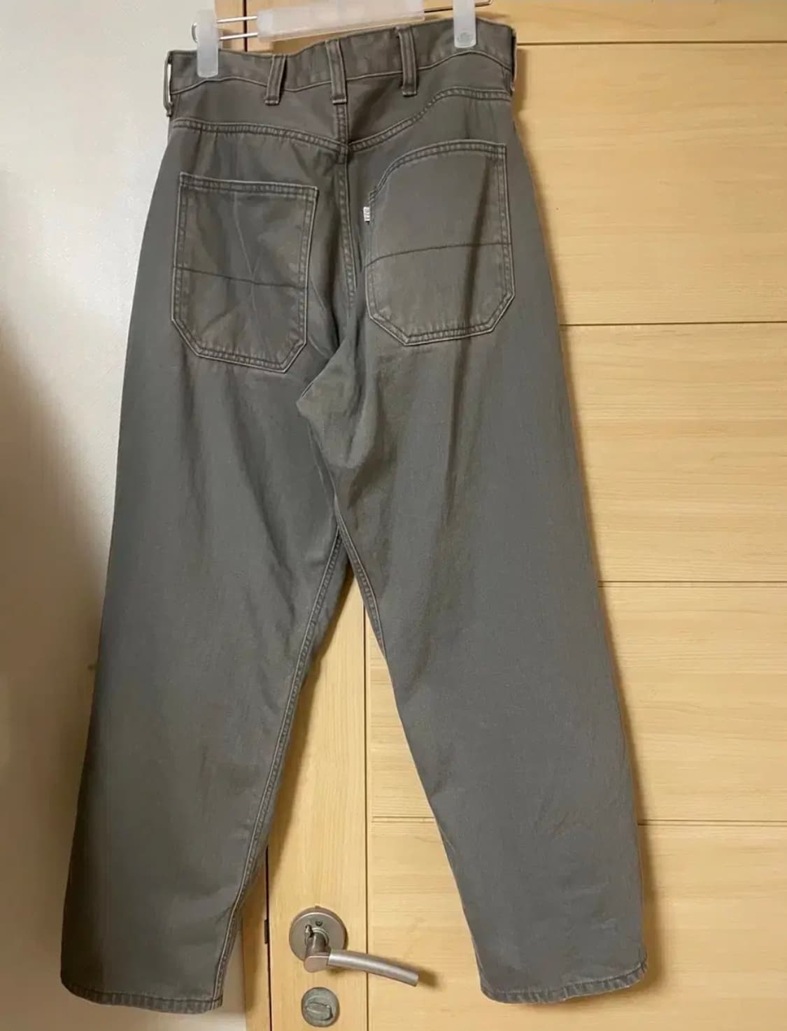 해칭룸 커브진 워시드 올리브 2사이즈 상품이미지3