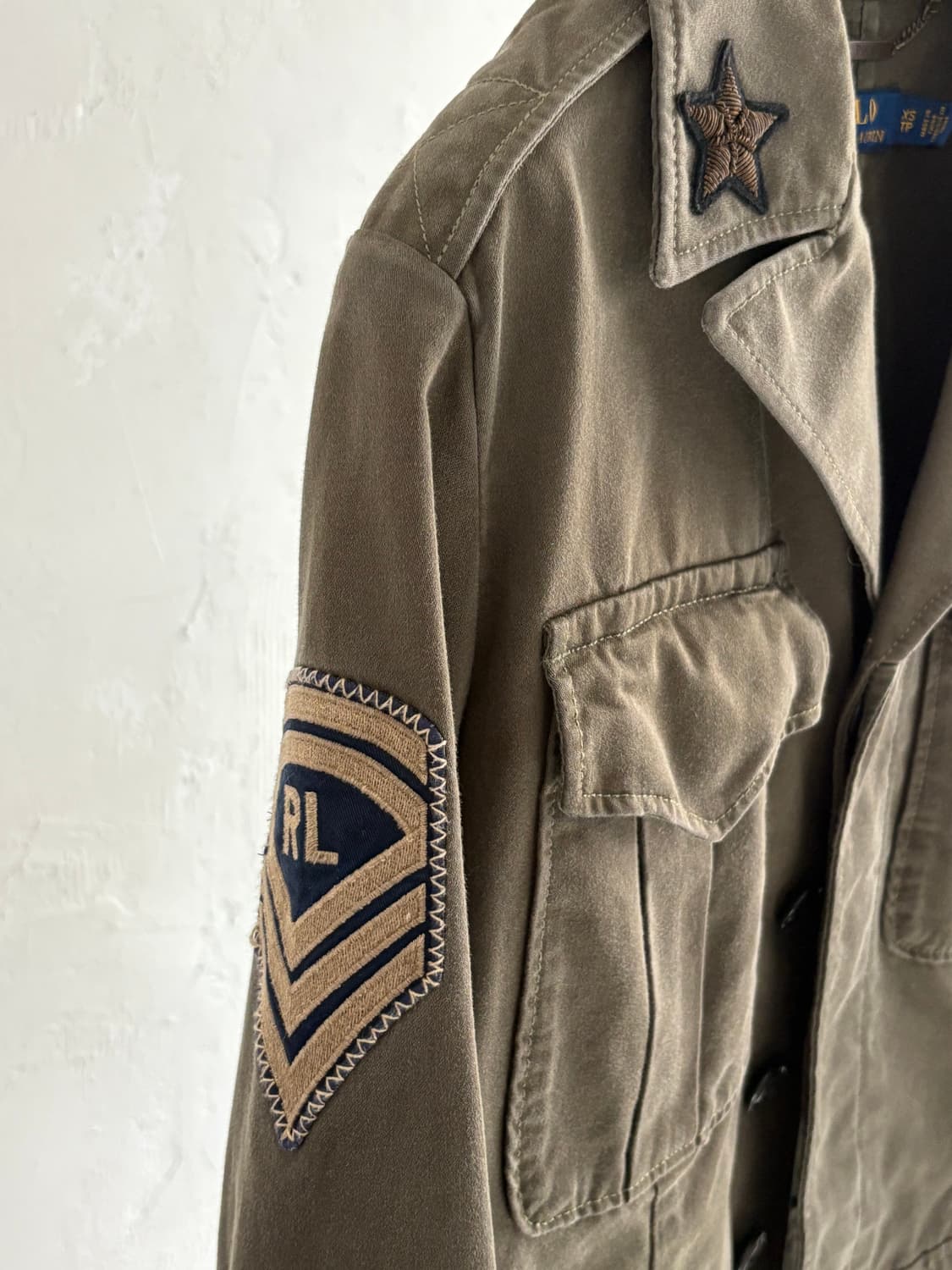 Polo 폴로 랄프로렌 신형라벨 밀리터리 아이크 숏 자켓   상품이미지5