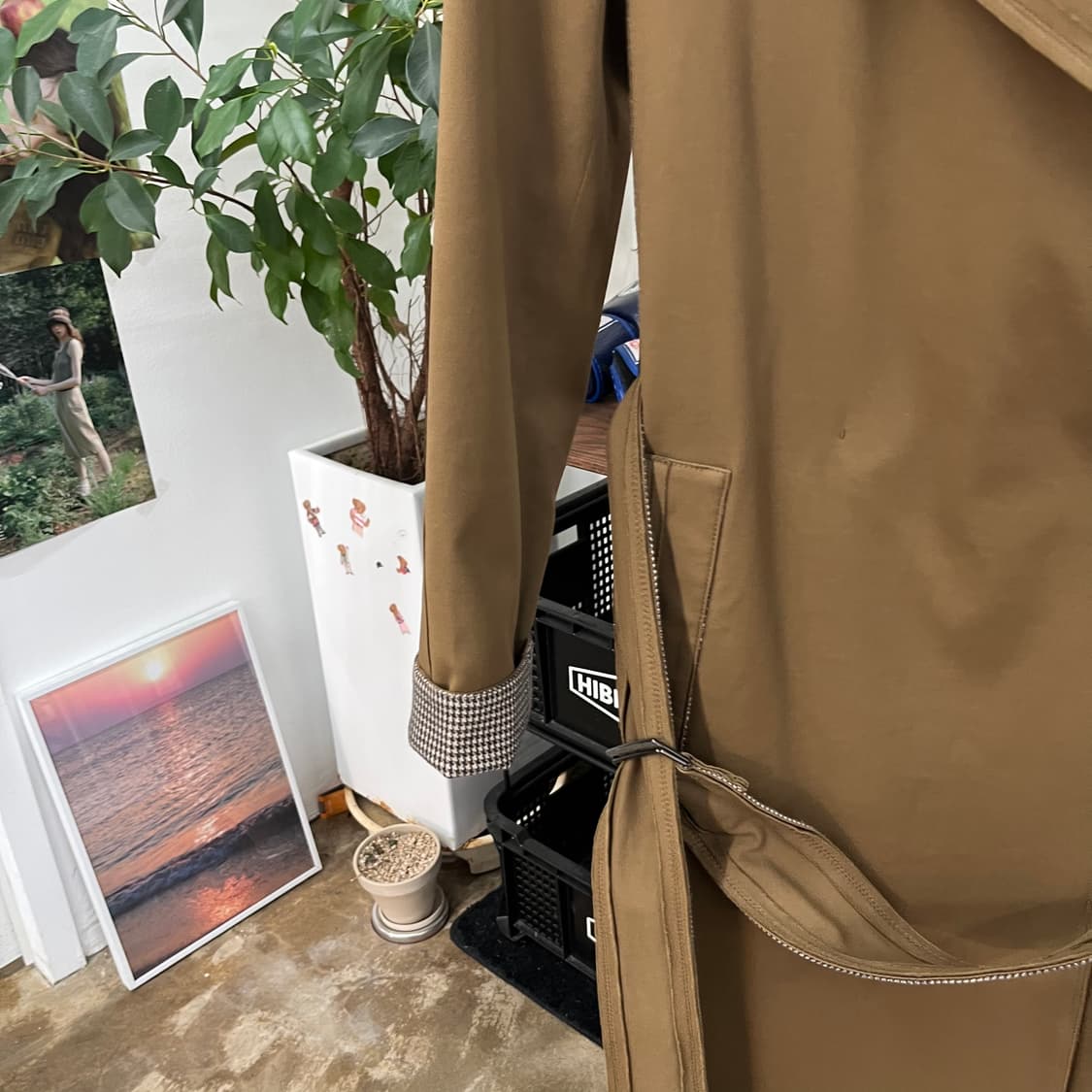 랑방컬렉션 벨티드 트렌치코트 82 상품이미지3