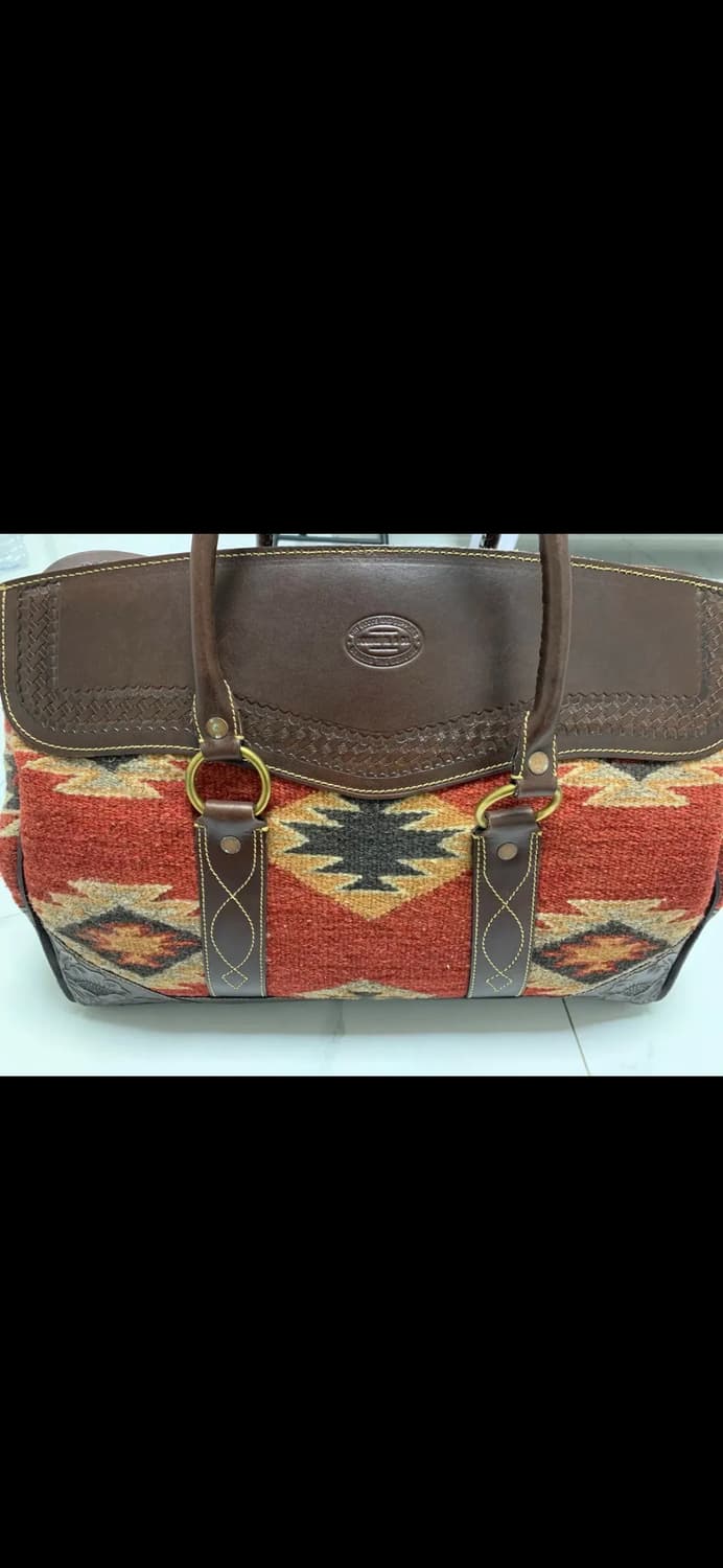 새제품 RRL Handwoven Pecos Leather더플백 가방 상품이미지2