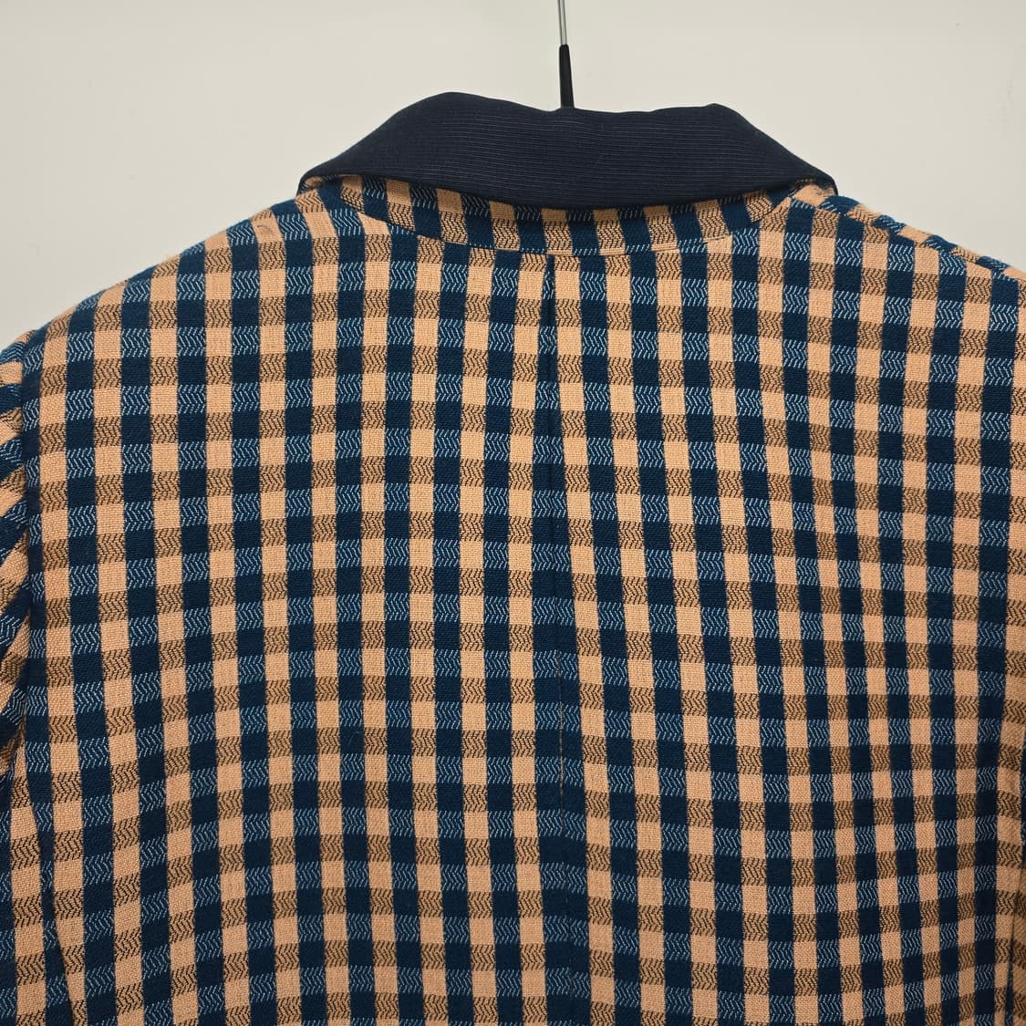 DEWL 체크 패턴 코트 상품이미지7