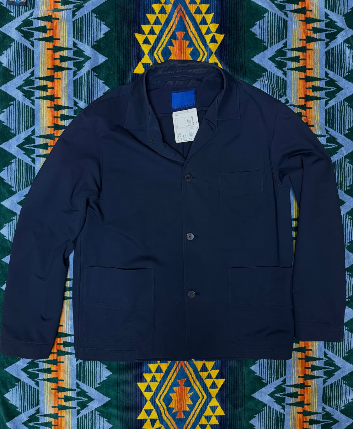 *도큐먼트 코튼 커버올 폴리 자켓 XL 상품이미지1