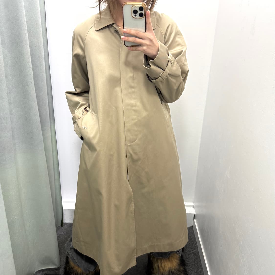 버버리 베이지 트렌치 코트 상품이미지3