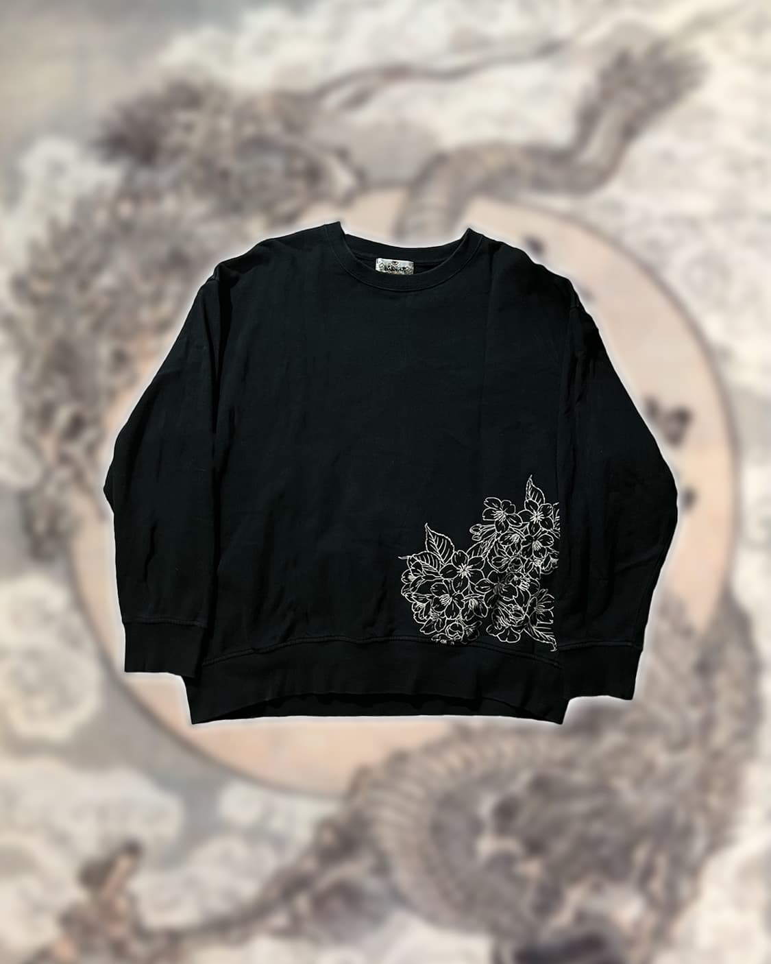 카라쿠리타마시 용 맨투맨 상품이미지1