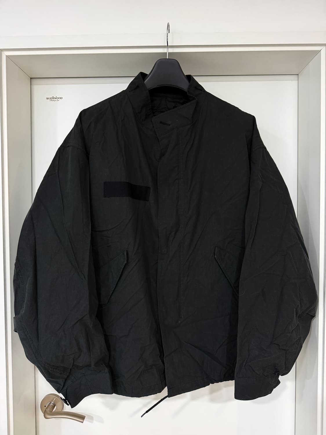 [L/극미] 프릭스토어 숏 모즈 코트 m65 개파카 블랙 상품이미지1