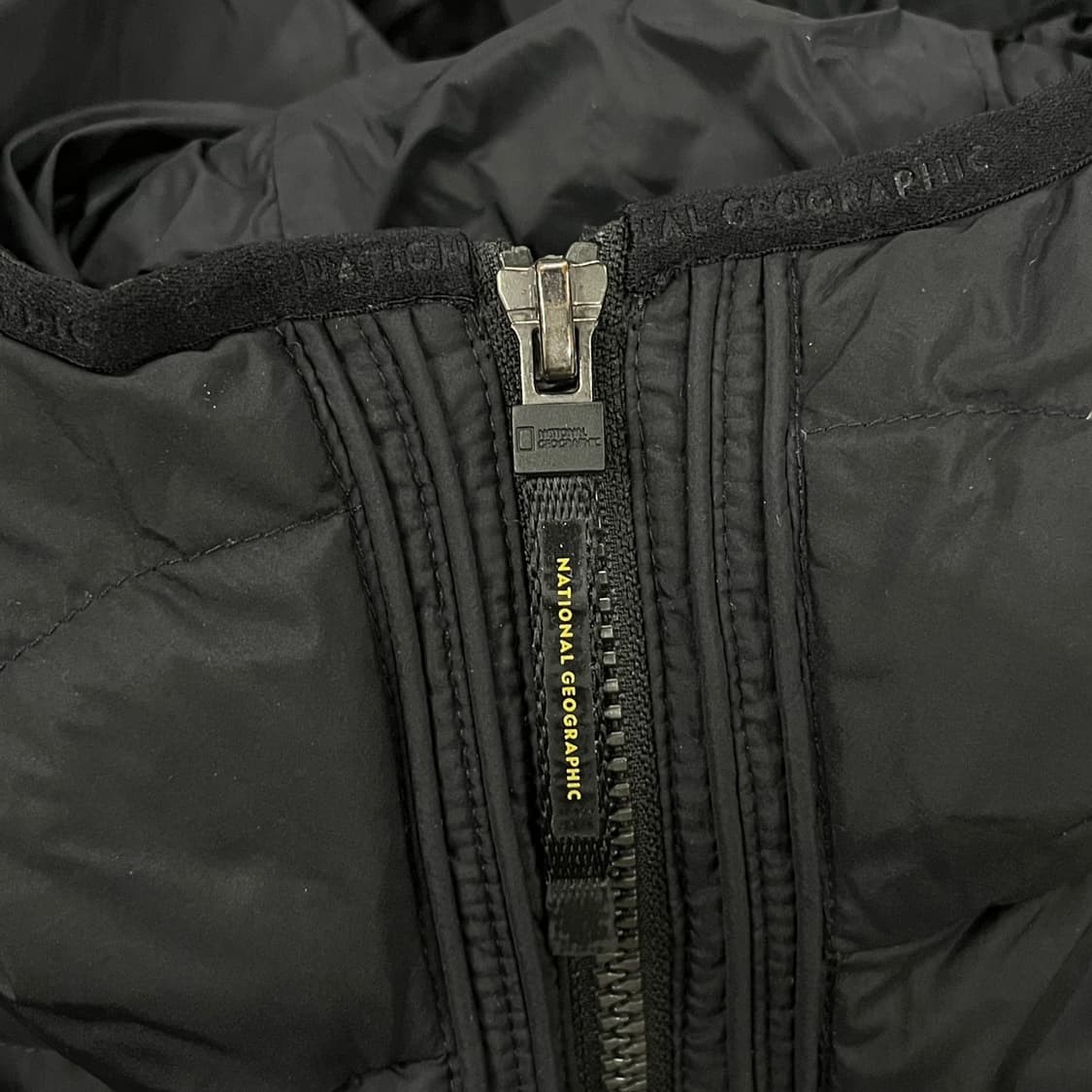 [정품/L] 내셔널지오그래픽 블랙 패딩 후드 점퍼 b12 상품이미지7