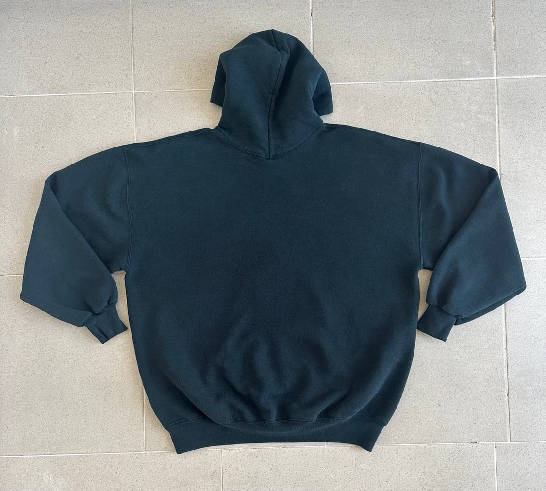 90s 빈티지 러셀 후드 블랙 XXL USA 상품이미지2