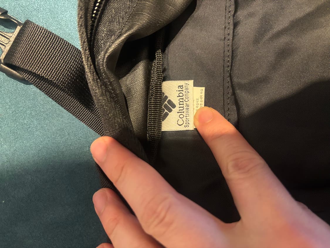 컬럼비아 백팩 블랙/그레이 상품이미지5