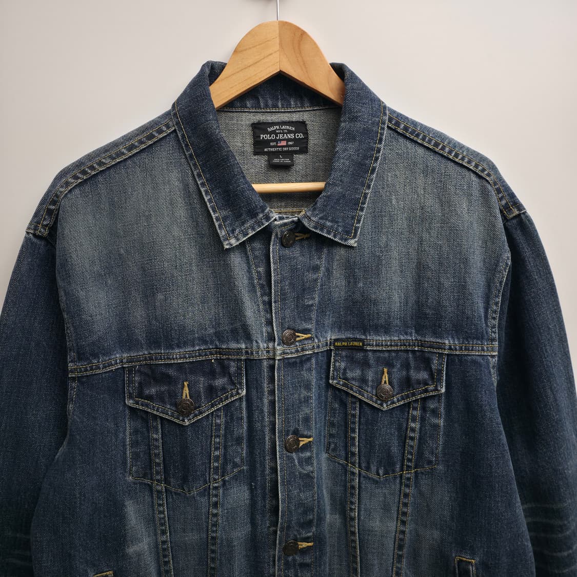 [L] 폴로 랄프로렌 데님 자켓 상품이미지2