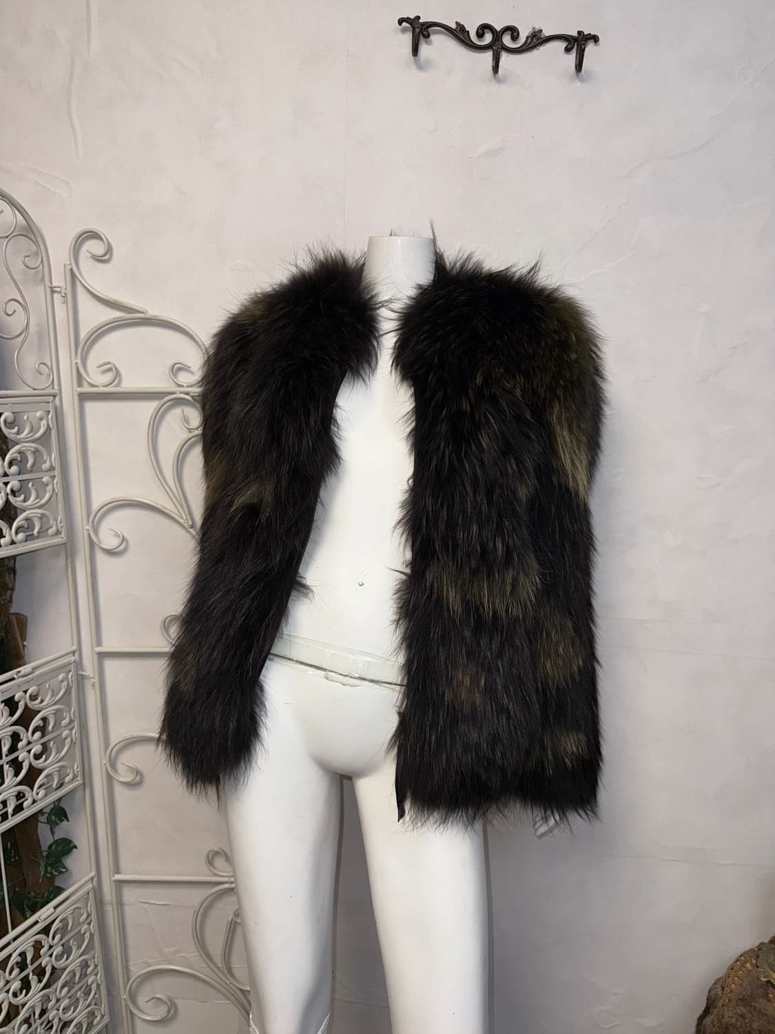 TANKUS khaki lamb skin raccoon fur jk 상품이미지5