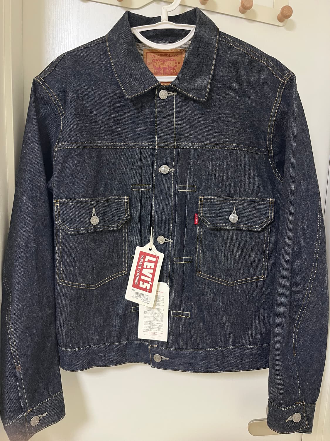 리바이스빈티지클로딩 LVC1953 TYPE2 리지드 미국 콘밀 L 42 상품이미지1